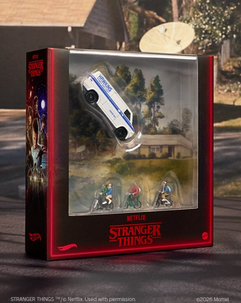 Mattel celebra el 10° aniversario de Stranger Things con un set de edición especial 4 netflix x
