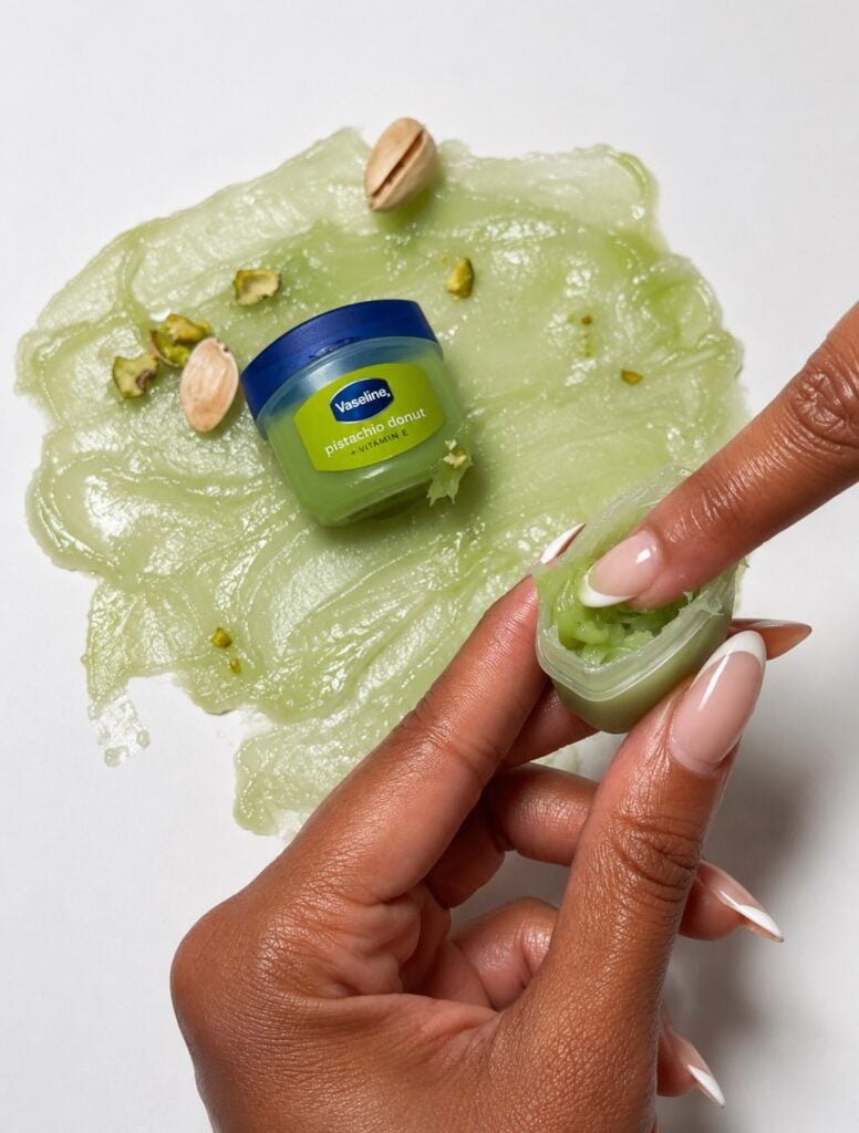 Vaseline se une a la fiebre del pistacho con su nueva "Lip Therapy Pistachio Donut" 2 vaseline pistacho 2