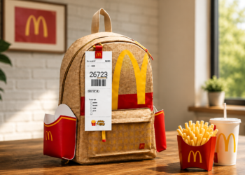 McDonald’s China convierte su bolsa de papel en una mochila de edición limitada