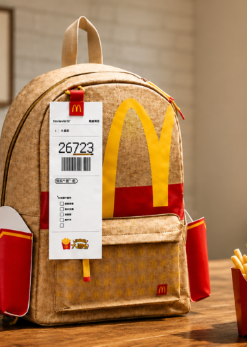 MercadoNegro 30 McDonald’s China convierte su bolsa de papel en una mochila de edición limitada