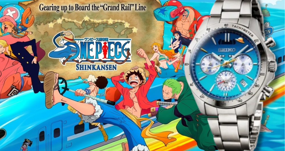 One Piece x Seiko: precio y disponibilidad del nuevo reloj inspirado en su famoso Shinkansen