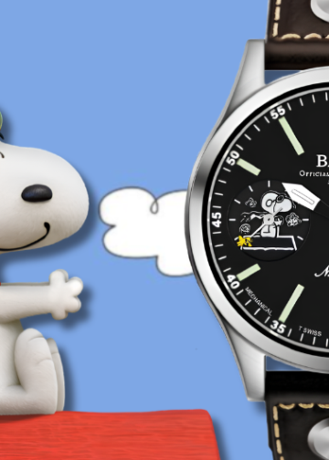 MercadoNegro 24 Snoopy protagoniza un nuevo reloj de lujo de edición limitada con solo 410 unidades