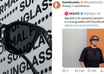 DuckDuckGo lanza "Normal F***ing Sunglasses" y se burla de las gafas con IA