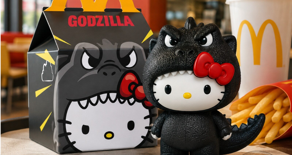 McDonald's sorprende con Hello Kitty y Godzilla en su nueva Cajita Feliz
