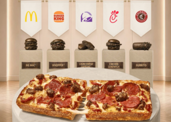 Domino's regala una pizza si compras una Big Mac, Whopper o Crunchwrap