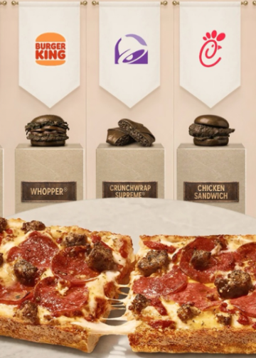 Domino's regala una pizza si compras una Big Mac, Whopper o Crunchwrap