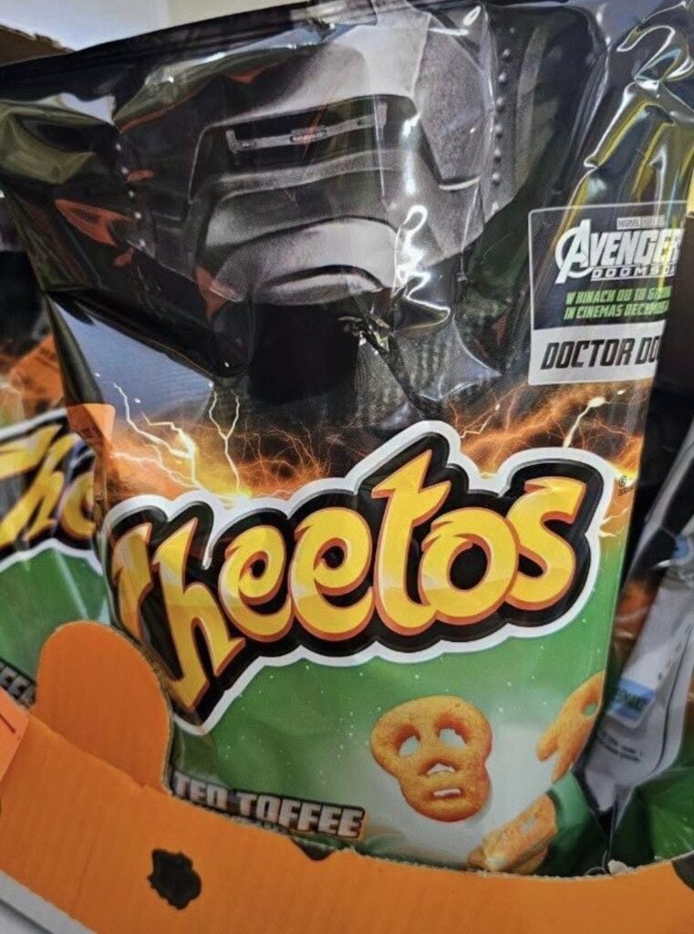 Cuatro personajes de Marvel, cuatro sabores de Cheetos