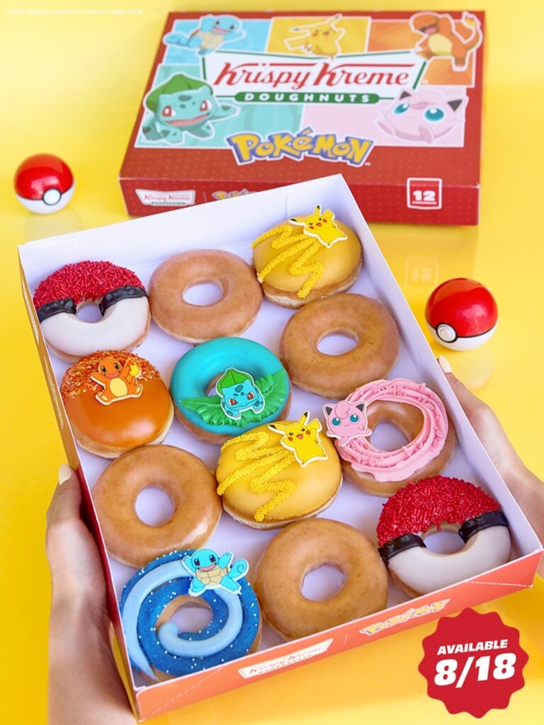 Pokémon celebra su 30.° aniversario con una dulce colaboración junto a Krispy Kreme 2 Pokémon celebra su 30.° aniversario con una dulce colaboración junto a Krispy Kreme.