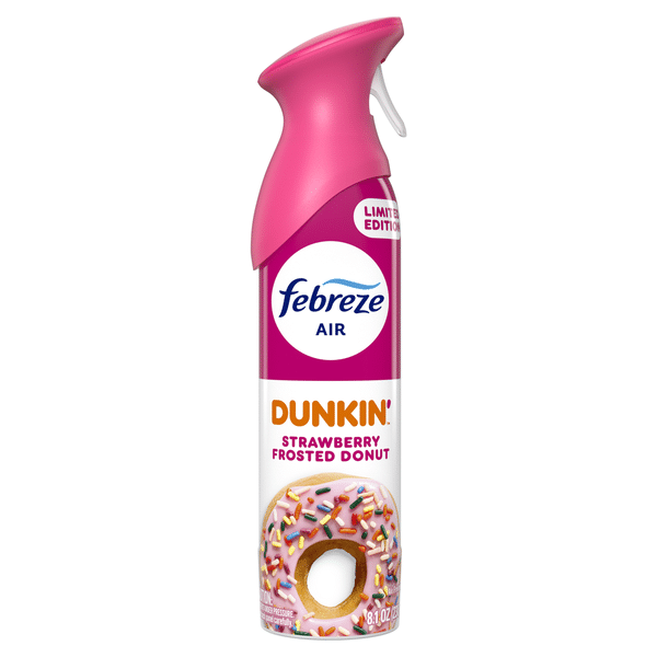 Dunkin’ lanza edición limitada de ambientadores en colaboración con Febreze 3 Dunkin y Febreze 2