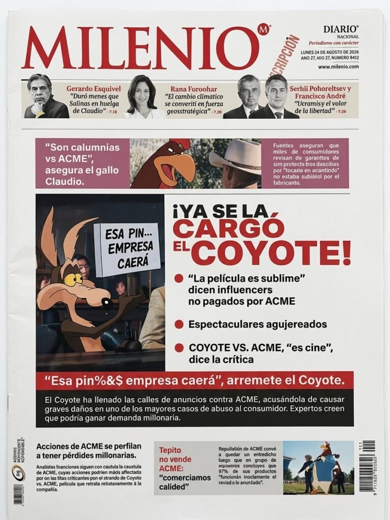 Coyote vs. ACME: marcas convirtieron la demanda del Coyote en una campaña real 2 Gemini Generated Image xgs4dxgs4dxgs4dx