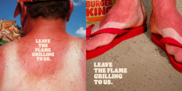 Burger King convierte las quemaduras solares en una campaña para hablar de sus hamburguesas