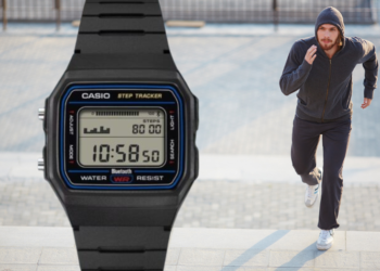 Casio apuesta por la nostalgia con un reloj clásico que ahora incorpora Bluetooth y contador de pasos