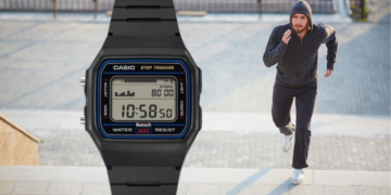 Casio apuesta por la nostalgia con un reloj clásico que ahora incorpora Bluetooth y contador de pasos