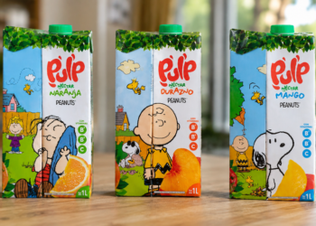 Pulp lleva a Snoopy y Peanuts a sus nuevos empaques