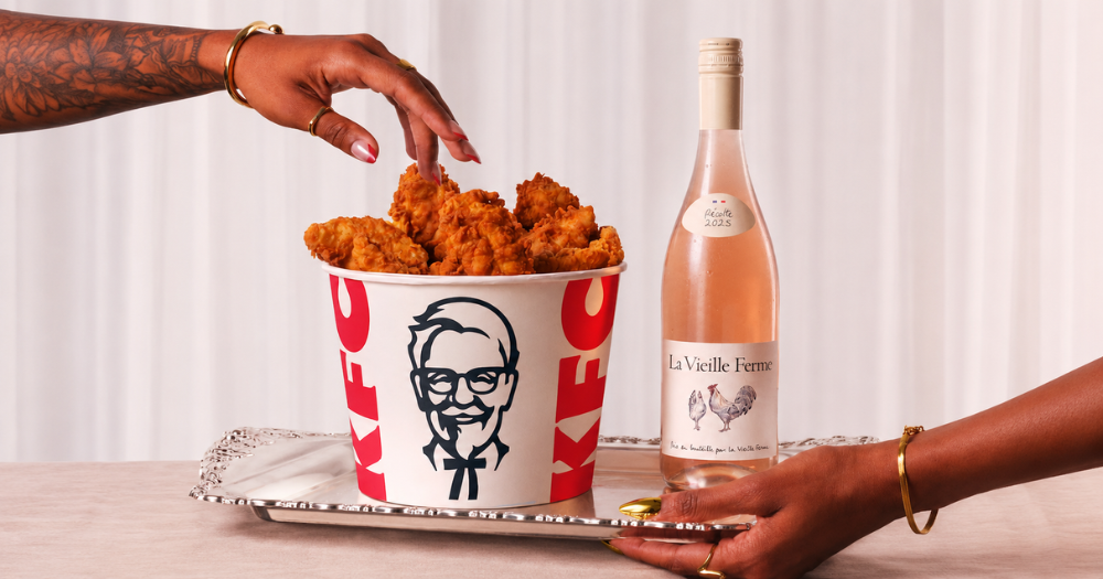 KFC abre un bar de pollo y vino junto a La Vieille Ferme 2 KFC abre un bar de pollo y vino junto al famoso “Chicken Wine”