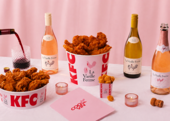 KFC abre un bar de pollo y vino junto a La Vieille Ferme