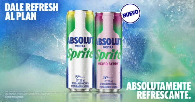 Coca-Cola crea bebida alcohólica lista para tomar con Sprite y Absolut 1 Coca-Cola crea bebida alcohólica lista para tomar con Sprite y Absolut