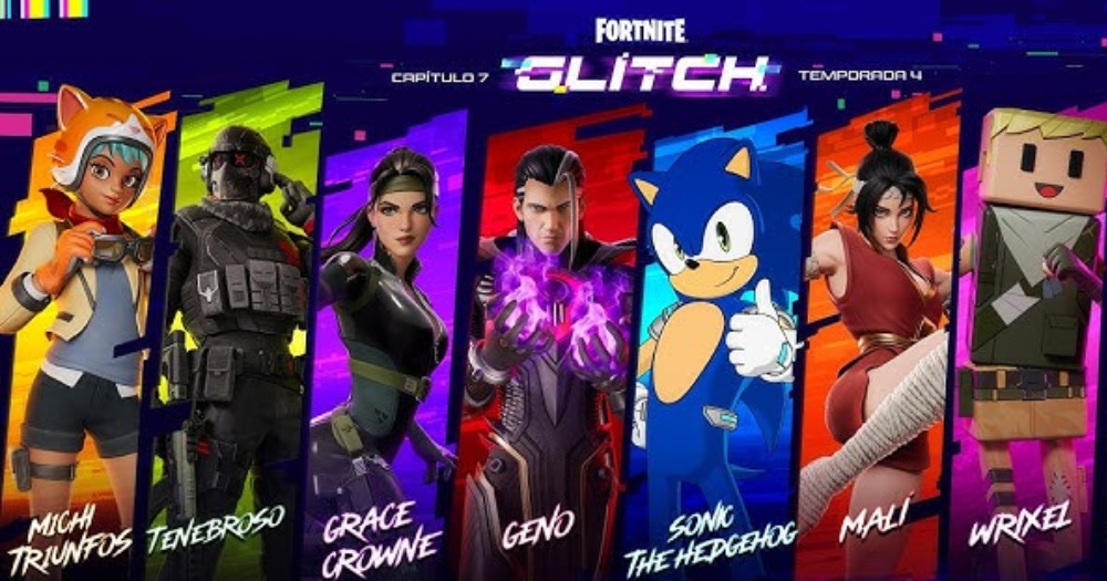 Fortnite Glitch reúne a Sonic, Mega Man y otras leyendas del gaming 4 Kingdom Hearts, Cyberpunk y Persona 5 amplían las colaboraciones