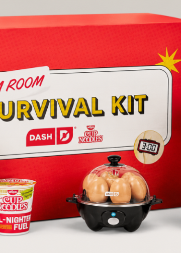 MercadoNegro 28 Kit para sobrevivir a la vida universitaria: Cup Noodles y Dash arman el combo perfecto