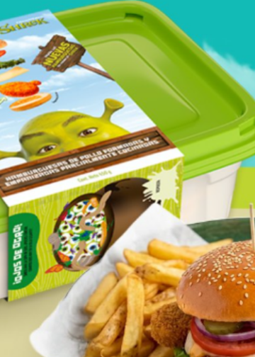 MercadoNegro 29 Del Día lanza hamburguesas de pollo con forma de Shrek en México