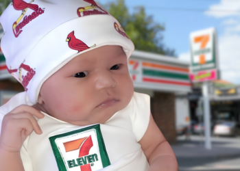 Esta bebé nació el 7/11 a las 7:11 pesando 7 libras y 11 onzas y 7-Eleven no desaprovechó la oportunidad