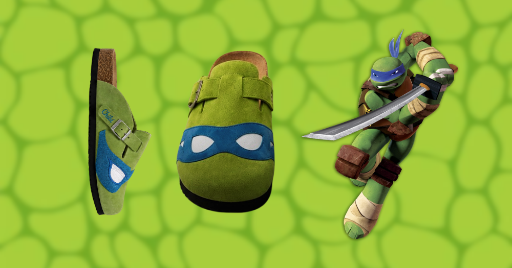 Neptun lanza zuecos de las Tortugas Ninja inspirados en sus cuatro personajes 2 Neptun lanza zuecos de Leonardo de las Tortugas Ninja