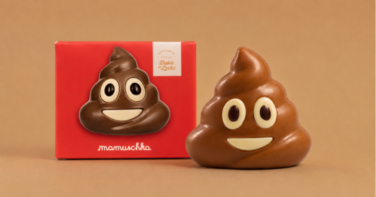 Mamushka convierte el emoji “Pile of Poo” en una figura de chocolate 1 Portada 27