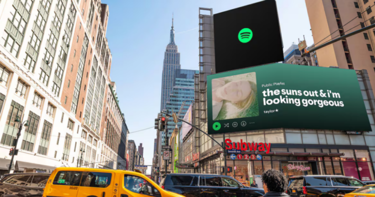Spotify convierte las playlists en una forma de creatividad y expresión cultural 1 Spotify lanza nueva campana OOH