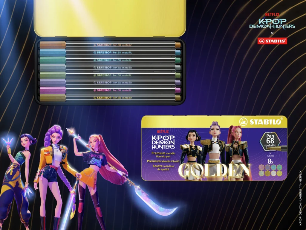 KPop Demon Hunters x STABILO llega al mercado en octubre de este 2026. 