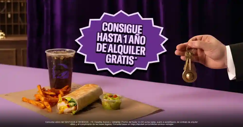 Taco Bell paga hasta un ano de alquiler a quienes se gastan todo en guacamole