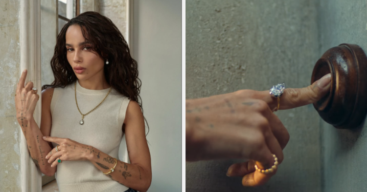 Zoë Kravitz protagoniza campaña de joyería y aviva rumores sobre su supuesto compromiso con Harry Styles 1 Zoe Kravitz