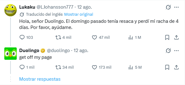 Duolingo restaura racha de 301 días a niño de 10 años que la perdió por estar hospitalizado 2 Duolingo restaura racha de 301 días a niño de 10 años que la perdió por estar hospitalizado.