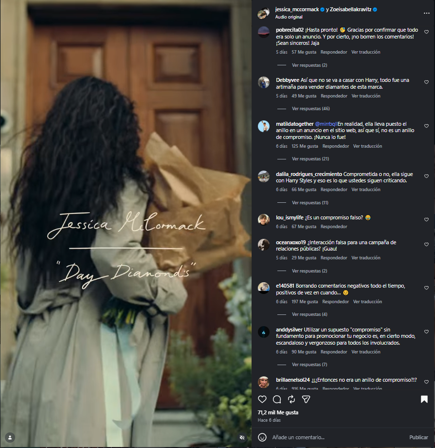 Zoë Kravitz protagoniza campaña de joyería y aviva rumores sobre su supuesto compromiso con Harry Styles 2 image 245