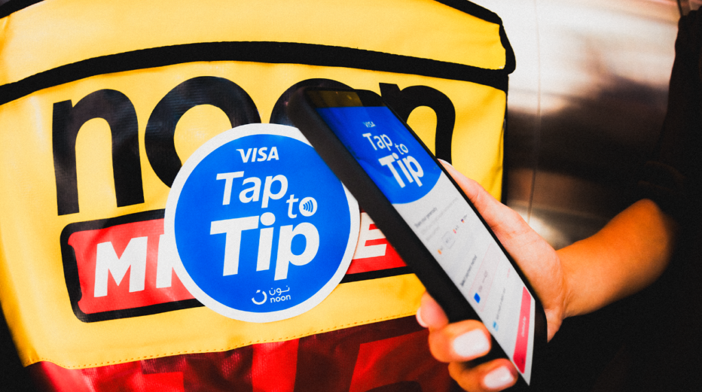 Visa apuesta por los NFC para facilitar las propinas a repartidores en Emiratos Árabes. 