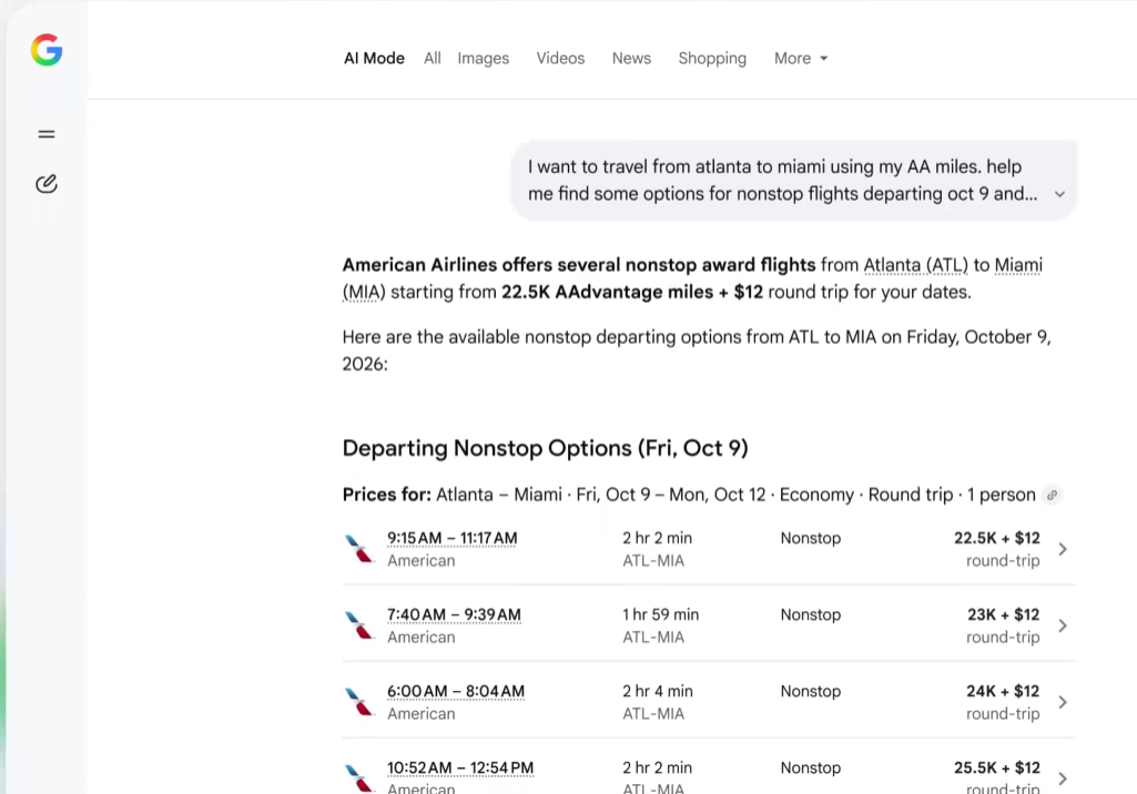Google incorpora nuevas funciones de IA para planificar y reservar viajes desde el Buscador 2 Google incorpora nuevas funciones de IA para planificar y reservar viajes desde el Buscador.