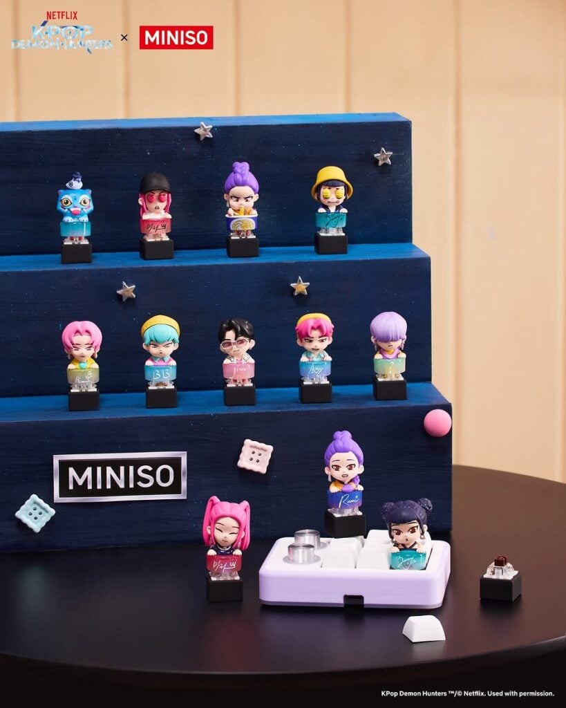 KPop Demon Hunters x Miniso: así lucen los nuevos coleccionables de las HUNTR/X y los Saja Boys. 