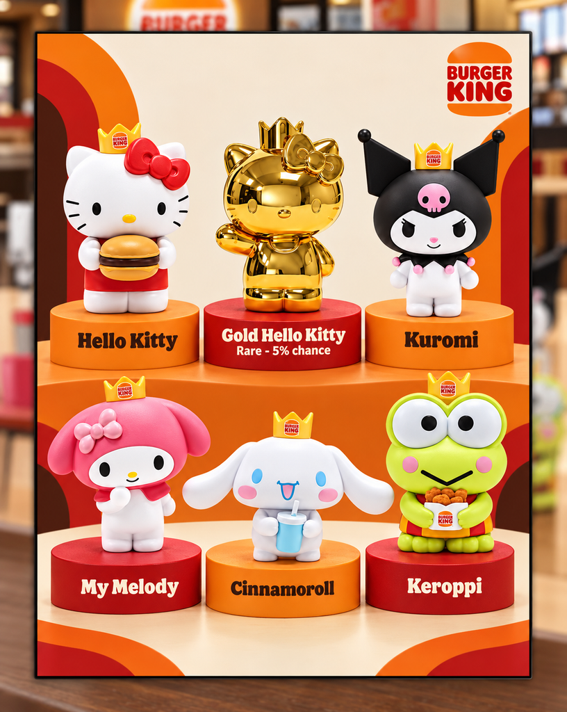 Burger King prepara colección de Hello Kitty con una figura dorada difícil de encontrar 2 553a308a aebb 40ca 9b68 eec48e27992e