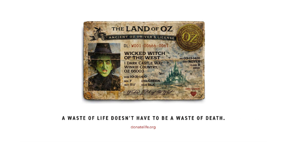 Donate Life convierte licencias de villanos de terror en una campaña para promover la donación de órganos 4 6