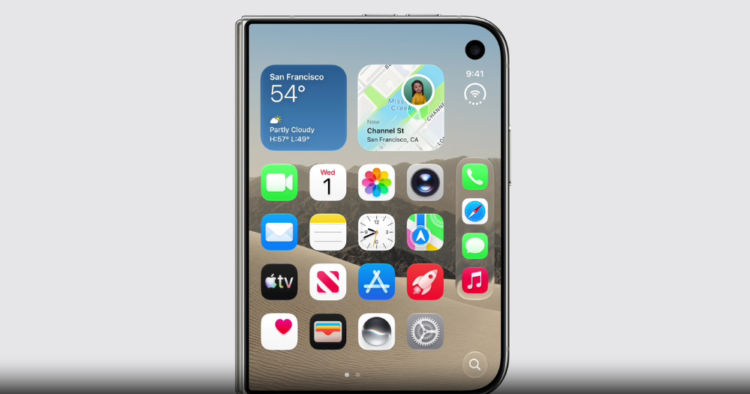 Apple presenta un nuevo diseño circular para la barra de estado del iPhone Duo 1 Apple introduce un nuevo diseño de barra de estado circular en el iPhone Duo