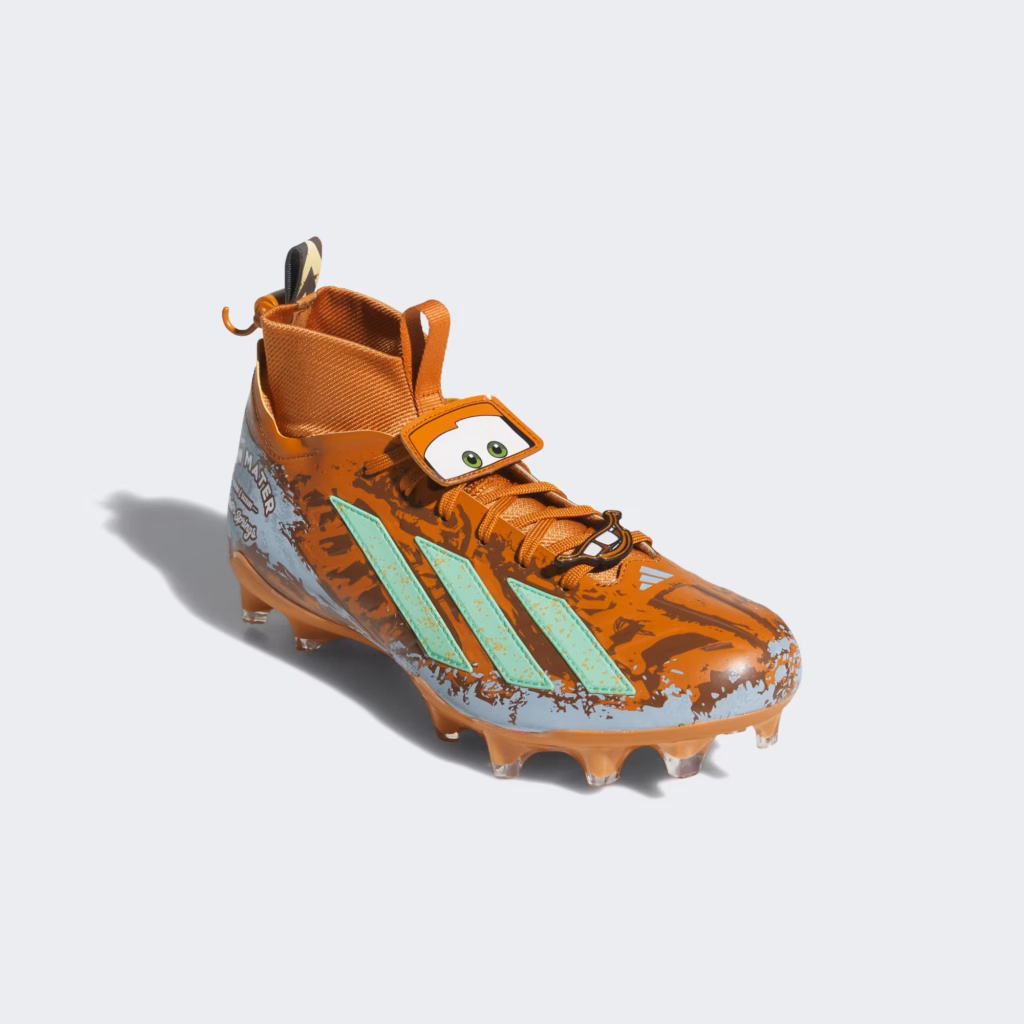 Botas de futbol americano adidas Pixar Cars Adizero Impact II Mater Amarillo KJ2865 04 standard