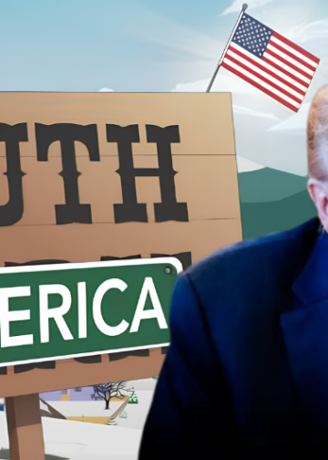 MercadoNegro 33 "South Park" se convierte en "South America" como parte de su nueva sátira contra Trump