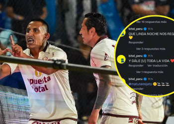 Bitel reacciona al triunfo de Universitario ante Alianza Lima y lleva la celebración a sus redes. Foto: Universitario.