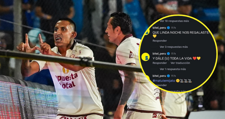 Bitel reacciona al triunfo de Universitario ante Alianza Lima y lleva la celebración a sus redes. Foto: Universitario.