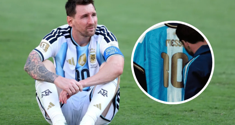 La última camiseta de Messi con Argentina tendrá el 10 dorado y el Sol de Mayo 1 La última camiseta de Messi con Argentina tendrá el 10 dorado y el Sol de Mayo