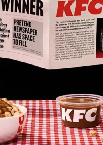 MercadoNegro 35 KFC lanza KFCereal, un cereal salado con sabor a pollo frito