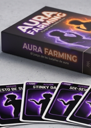 De TikTok a las cartas: Aura Farming convierte el fenómeno viral en un juego de cartas