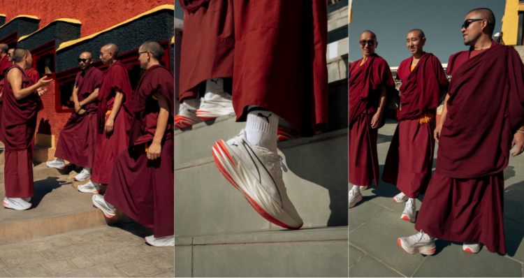 PUMA viste a 40 monjes budistas con sus zapatillas para la Maratón de Ladakh 1 PUMA viste a 40 monjes budistas con sus zapatillas para la Maratón de Ladakh