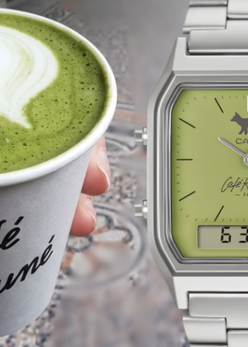 MercadoNegro 36 Casio Vintage x Café Kitsuné presenta un reloj inspirado en el matcha
