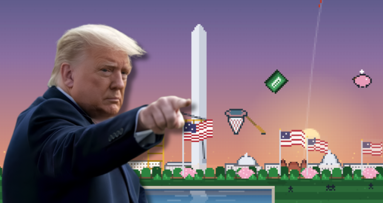 La Casa Blanca convierte la política migratoria de Trump en un videojuego estilo Snake 1 La Casa Blanca convierte la política migratoria de Trump en un videojuego estilo Snake
