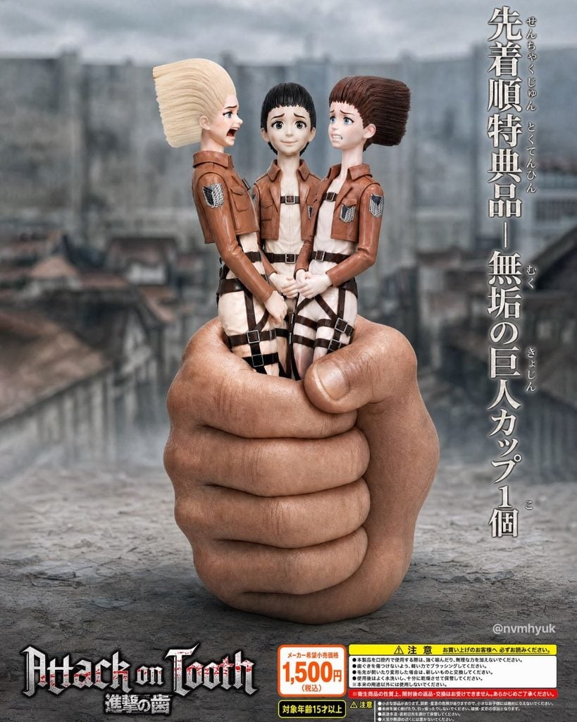 ¿Cepillos de dientes de Attack on Titan? El fanmade que los fans quieren convertir en realidad 3 Diseno sin titulo 28